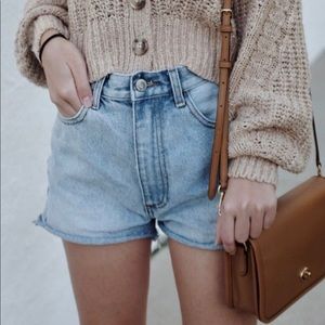 Brandy Melville Button Fly shorts 00